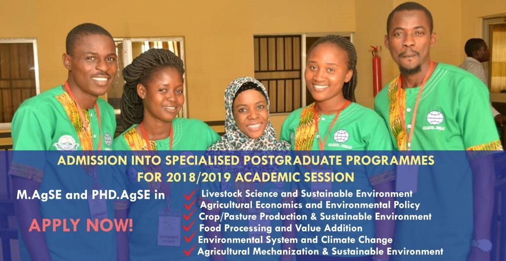 FUNAAB CEADESE Postgraduate Admission Form