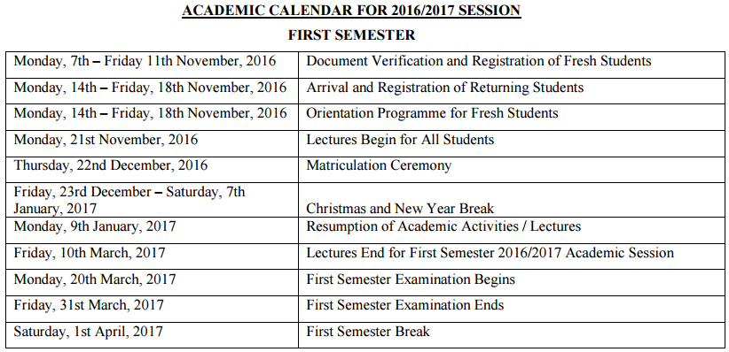 Mtu Academic Calendar 2022 Mtu Calendar : Universities, Polytechnics, Colleges And Admission News