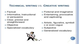 Technical Writing Vs Creative Writing