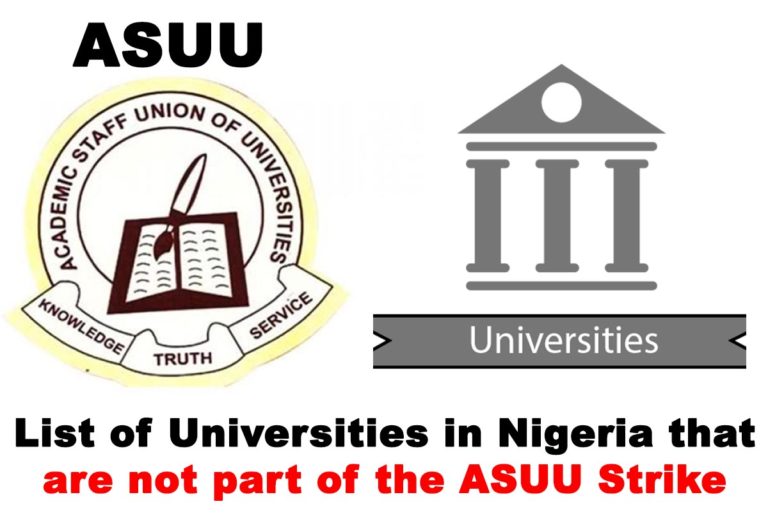 Universities Not Under ASUU